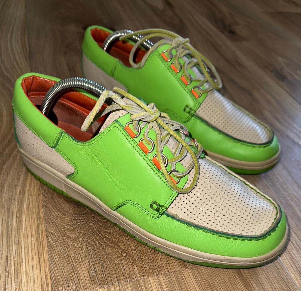 Men’s NIKE MAD JIB Leather Boat Shoes - size 10.5 - S1